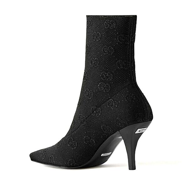 Gucci Black Heeled Boots with  Accents - Picture 4 of 15